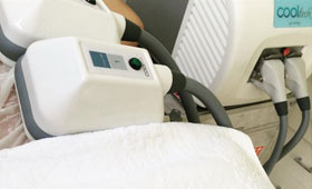 ponteira do cooltech para tratamento da gordura localizada com criolipólise