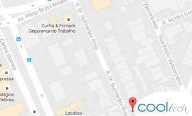 mapa com a localização do tratamento de gordura localizada com criolipólise em porto alegre